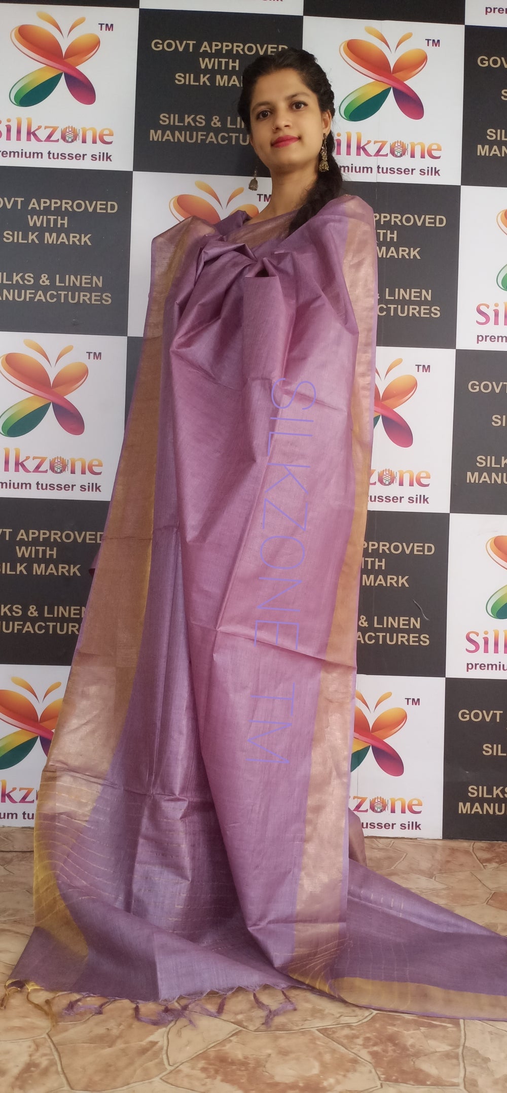 Tussar Munga Silk Saree SILK ZONE