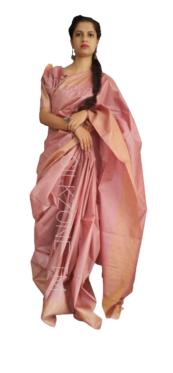 Pure Tussar Silk print saree