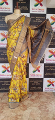Pure Tussar Silk print saree