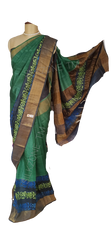 Pure Tussar Silk print saree