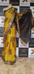 Pure Tussar Silk print saree