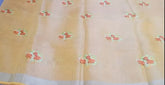 Tissue linen embroidery saree SILK ZONE