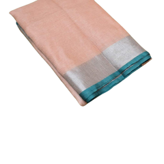 Pure Handloom Linen Saree SILK ZONE