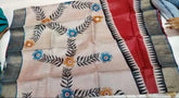 Pure Tussar Silk print saree