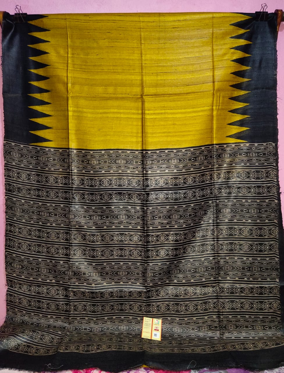 Tussar ghicha handloom silk saree SILK ZONE