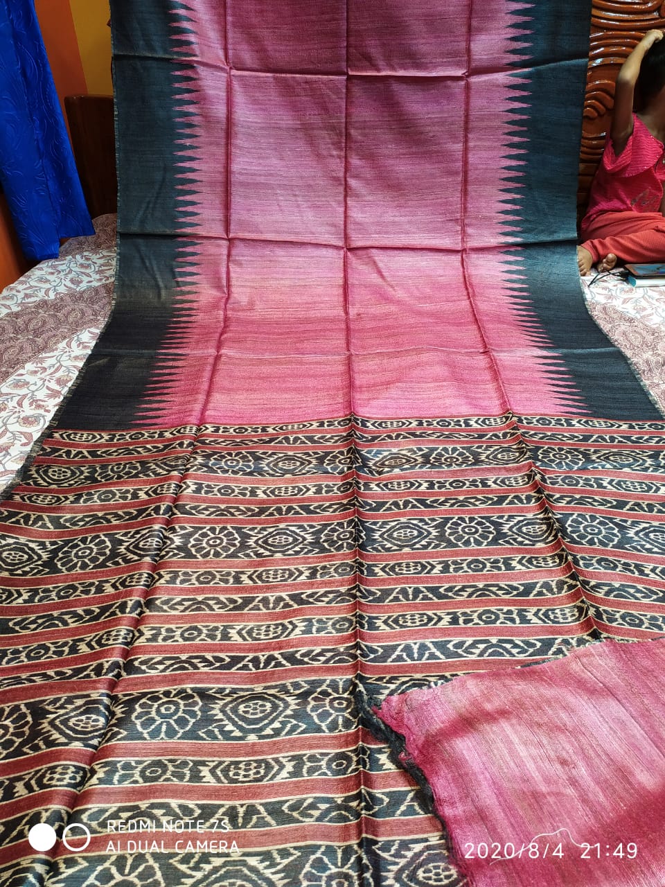 Tussar ghicha handloom silk saree SILK ZONE