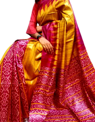 Tussar ghicha handloom silk saree SILK ZONE