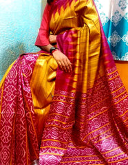 Tussar ghicha handloom silk saree SILK ZONE