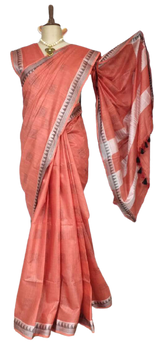 Khadi Linen Fancy Butta Sarees SILK ZONE