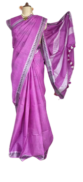 Khadi Linen Fancy Butta Sarees SILK ZONE