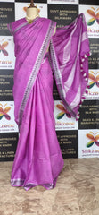 Khadi Linen Fancy Butta Sarees SILK ZONE