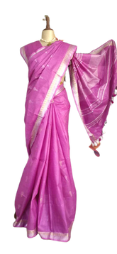 Khadi Linen Fancy Butta Sarees SILK ZONE