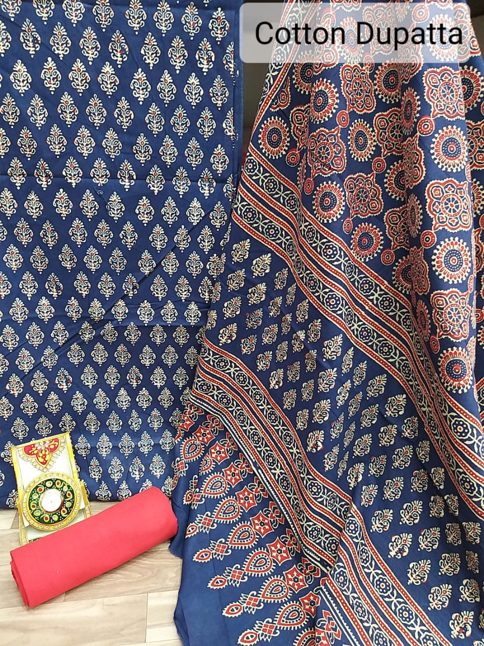 Pure Cotton Suit With Hand Batik Print SILK ZONE