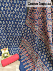 Pure Cotton Suit With Hand Batik Print SILK ZONE