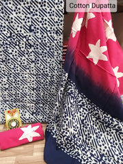 Pure Cotton Suit With Hand Batik Print SILK ZONE