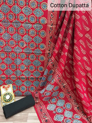 Pure Cotton Suit With Hand Batik Print SILK ZONE