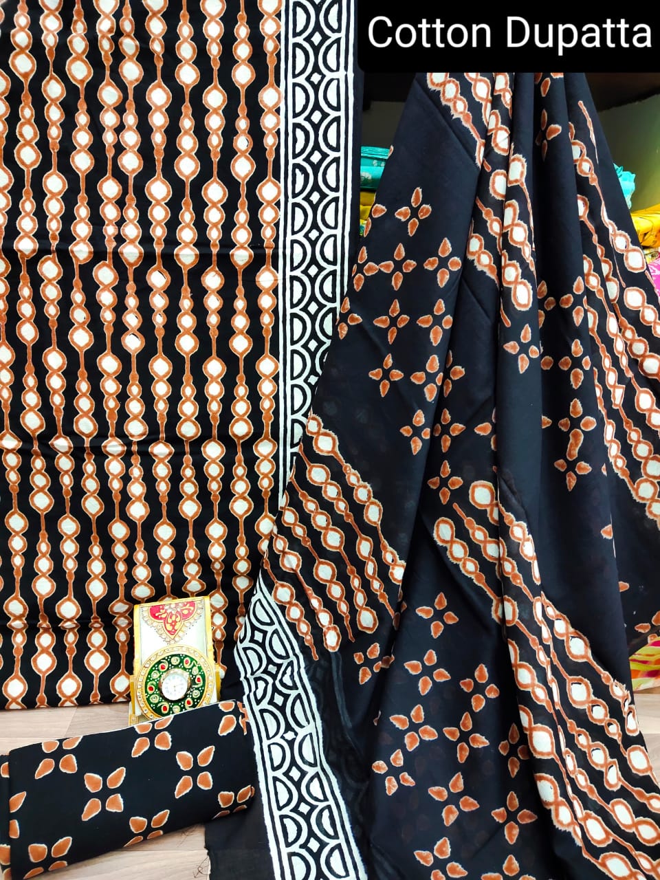 Pure Cotton Suit With Hand Batik Print SILK ZONE