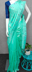 Tussar Silk Embroidery Saree SILK ZONE