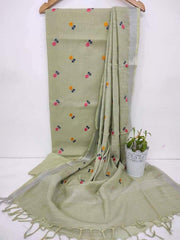 Linen Embroidery Dress SILK ZONE