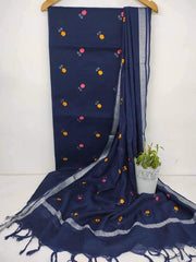 Linen Embroidery Dress SILK ZONE