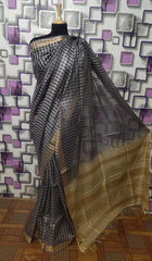 Tussar Munga Silk Saree HIND SILK
