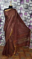 Tussar Munga Silk Saree HIND SILK