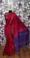 Tussar Munga Silk Zari Butta Saree HIND SILK