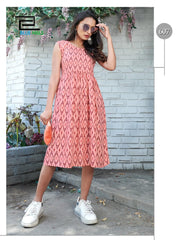 Ikkat Print Dress SHREE