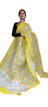 Organza Silk Linen Saree SILK ZONE