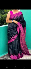 TUSSAR SILK PRINT SAREE