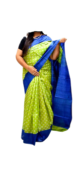 TUSSAR SILK PRINT SAREE