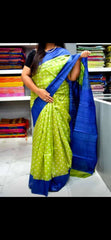 TUSSAR SILK PRINT SAREE