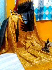 TUSSAR SILK PRINT SAREE