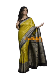 TUSSAR SILK PRINT SAREE