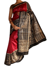 TUSSAR SILK PRINT SAREE