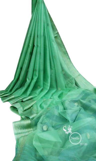 Soft Silk Zari Butta With Kaddi Border SILK ZONE