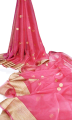 Soft Silk Zari Butta With Kaddi Border SILK ZONE