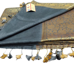 Organza Linen Jacquard Sarees SILK ZONE