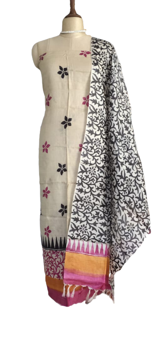 Tussar Munga Silk Suit SILK ZONE