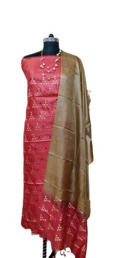 Tussar Silk Embroidery Suit SILK ZONE