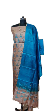 Tussar Silk Embroidery Suit SILK ZONE