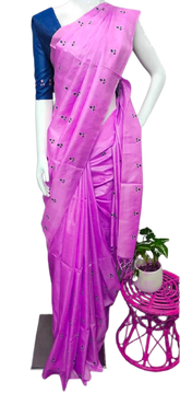 Tussar Silk Embroidery Saree SILK ZONE