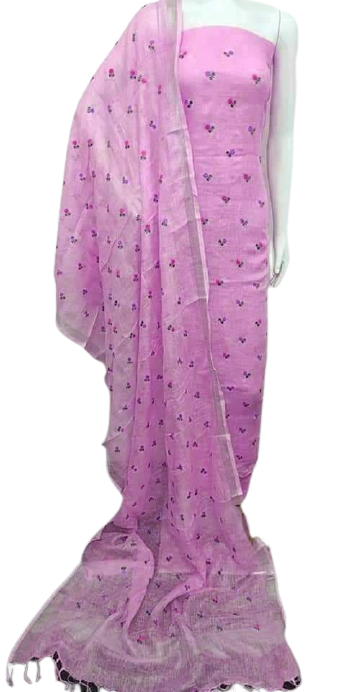 Linen Embroidery Dress SILK ZONE