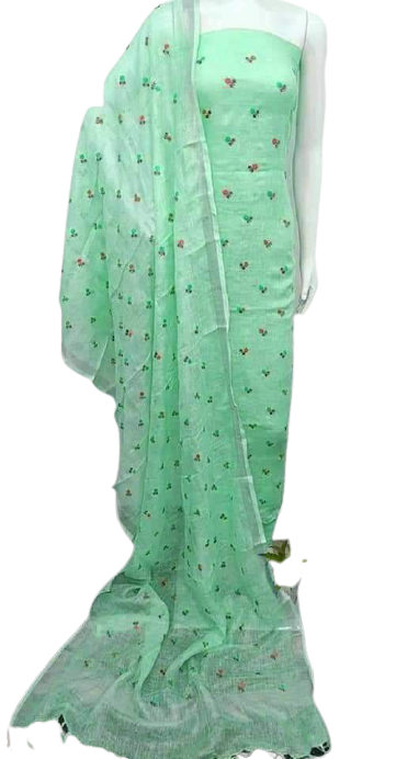 Linen Embroidery Dress SILK ZONE