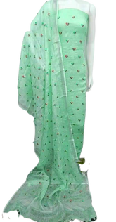 Linen Embroidery Dress SILK ZONE