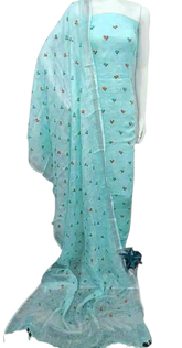 Linen Embroidery Dress SILK ZONE