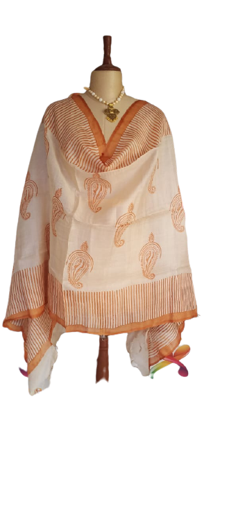 Tussar Silk Dupatta SILK ZONE