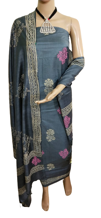 Soft Silk Print Dress SILK ZONE