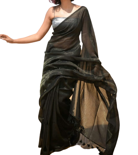 Soft Silk Zari Stripe Saree SILK ZONE