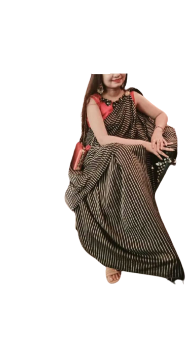 Soft Silk Zari Stripe Saree SILK ZONE